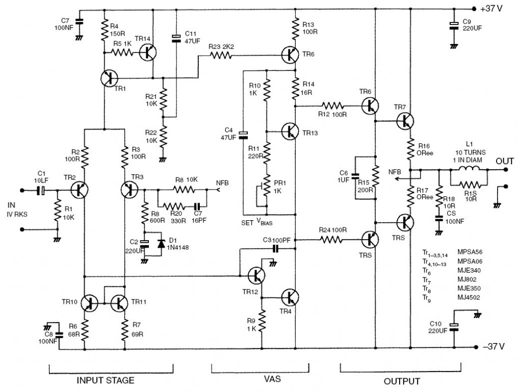 Amplifier – Circuit diagram analysis | Daniel Björklund
